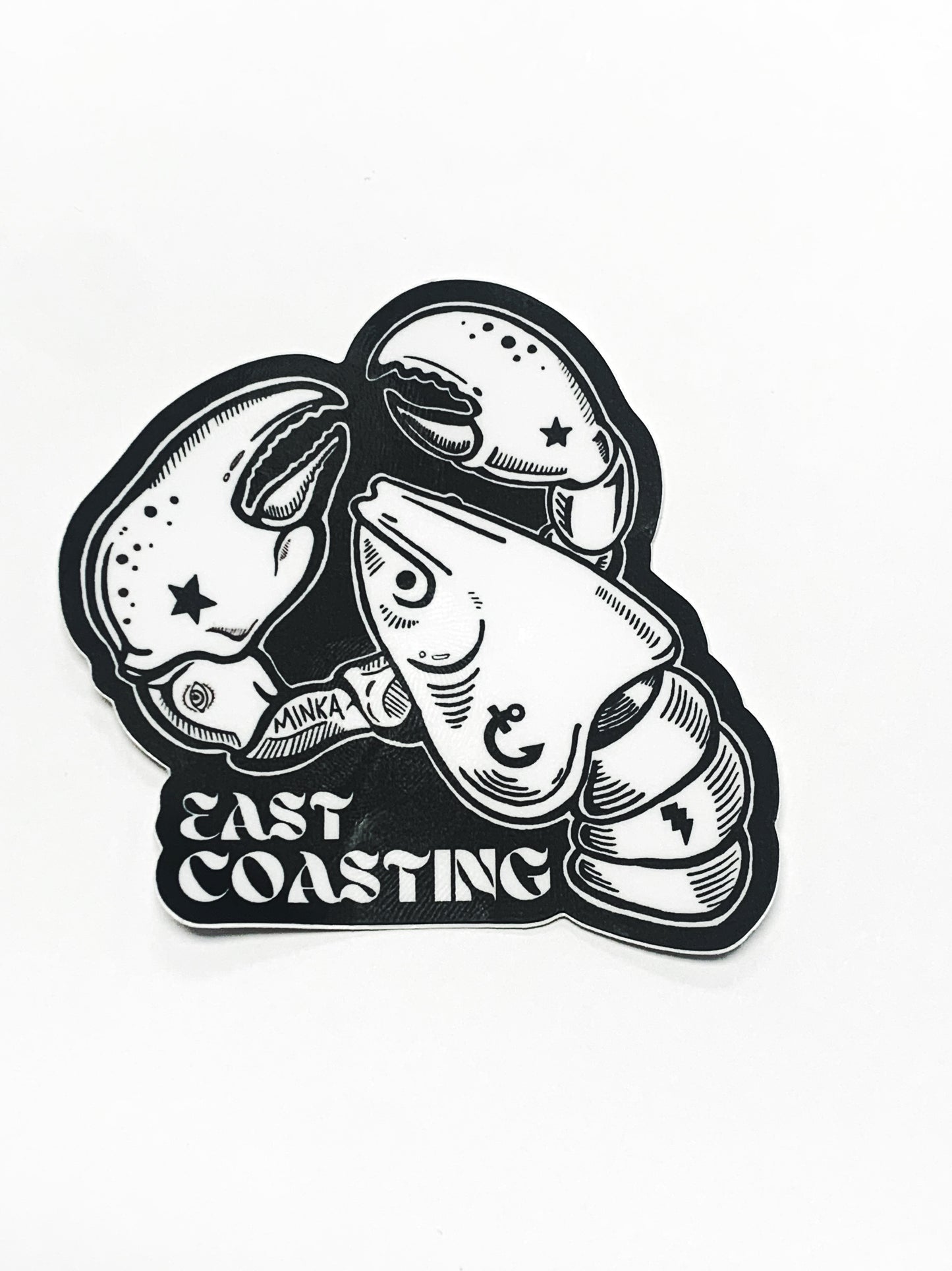 East Coasting Lobster Sticker