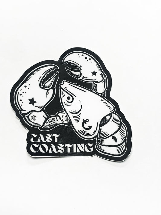 East Coasting Lobster Sticker