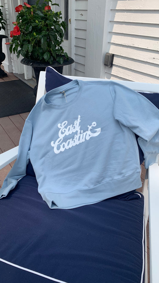 East Coasting Sweatshirt | Sky Blue