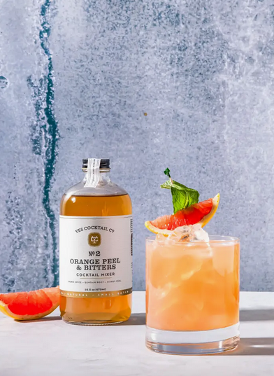 Orange Peel + Bitters Mixer
