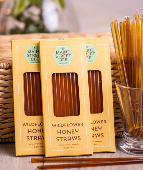 Raw Wildflower Maine Honey Straws