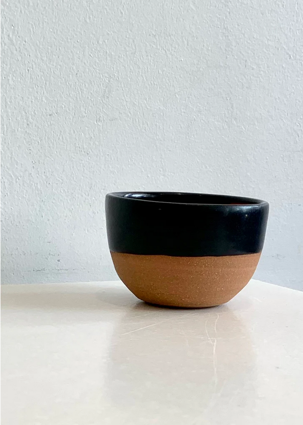 Ceramic Tiny Planter Vase  | Black