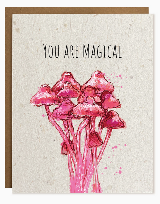 Magical Mushroom Card