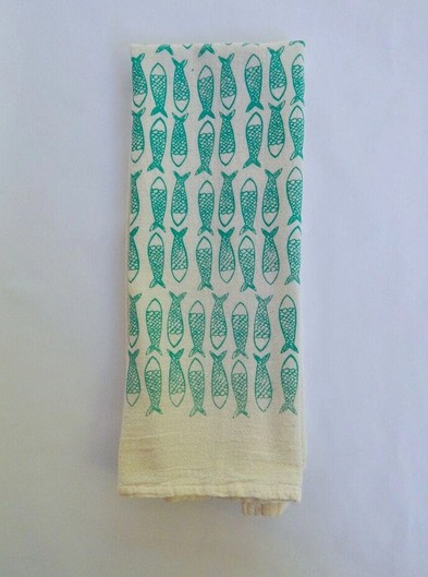 Fish Hand Towel | Turq