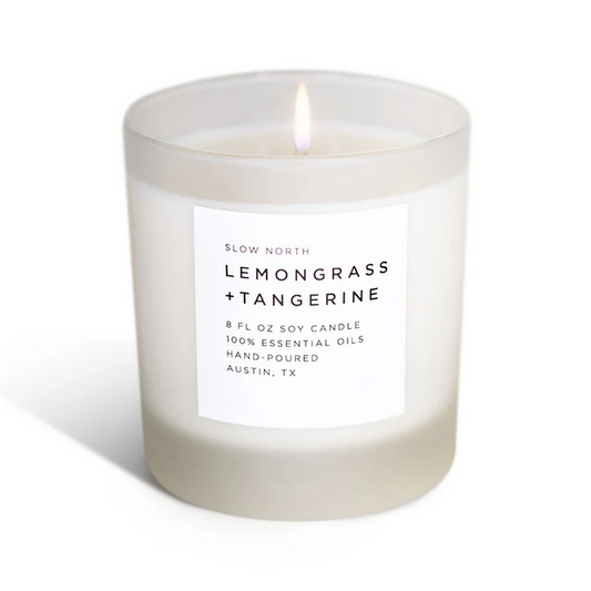 Lemongrass + Tangerine Candle