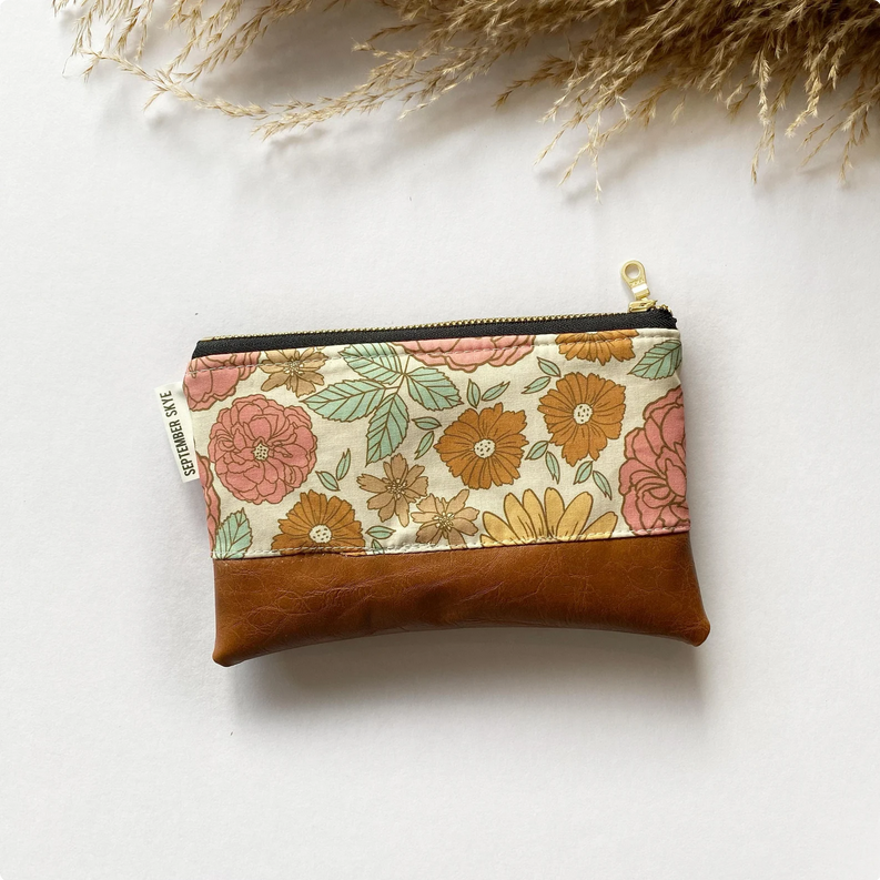 Vintage Floral Coin Purse