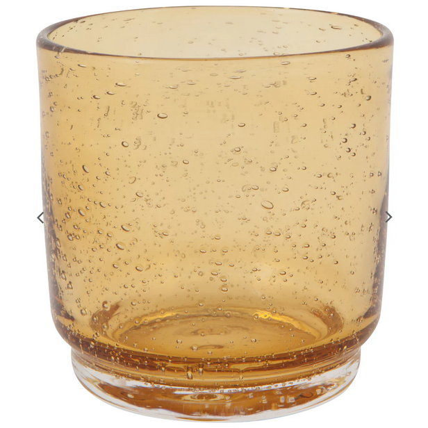 Bubbled Tumbler | Amber