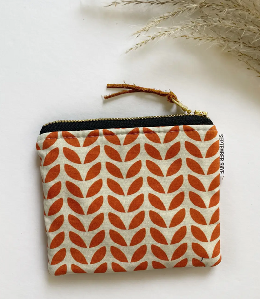 Mid-Century Print Coin Pouch