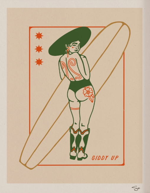 Giddy Up Print