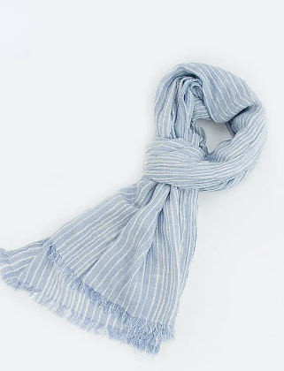 Farmstripe Scarf | Blue