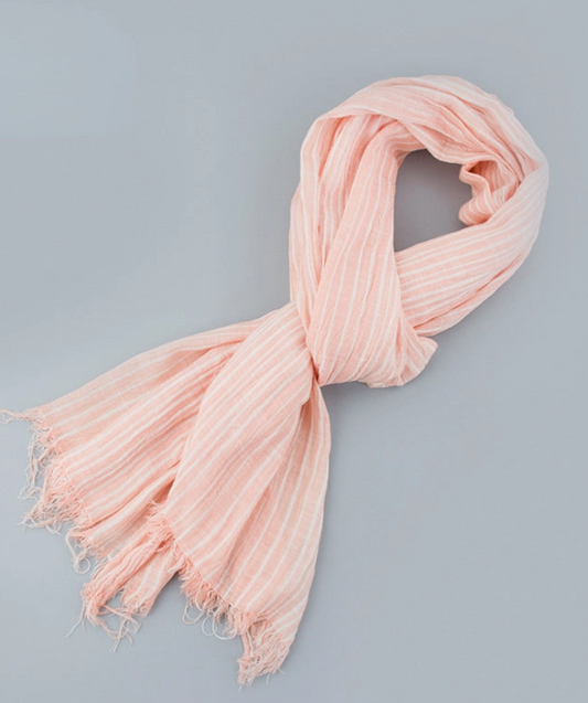 Farmstripe Scarf | Pink