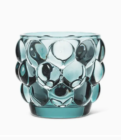 Small Bubble Votive  | Teal