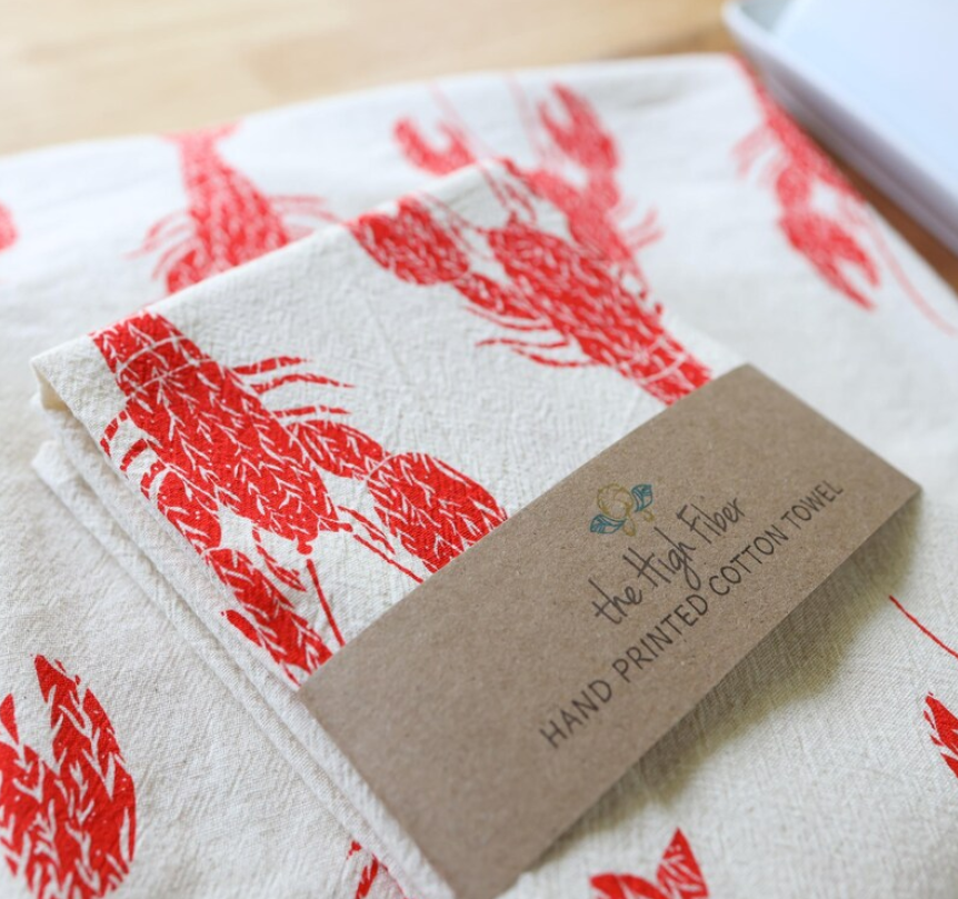 Lobster Hand Towel