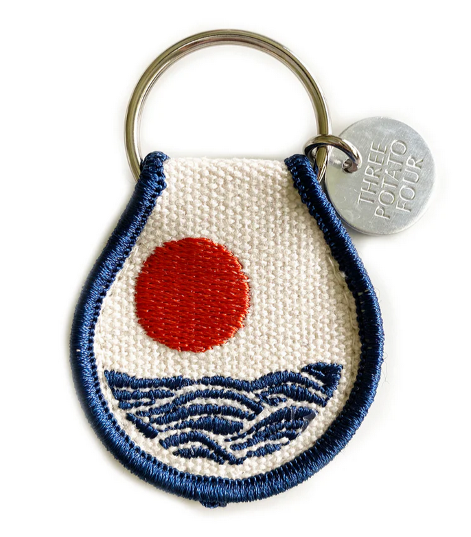 Patch Keychain - Sun+Waves