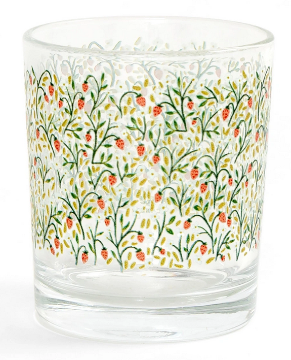 Strawberry Meadow Short Juice Glass