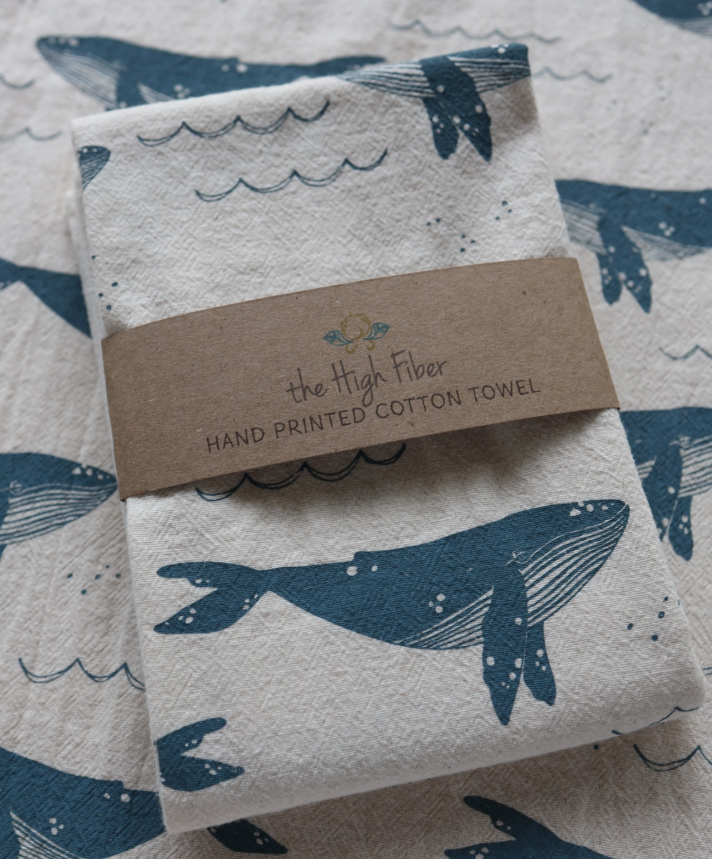 Whale Kitchen Towel