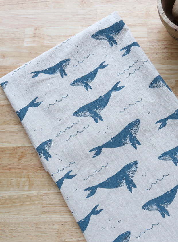 Whale Kitchen Towel
