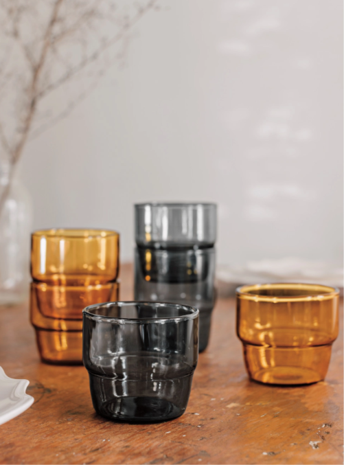 Stackable Juice Glass | Smoke