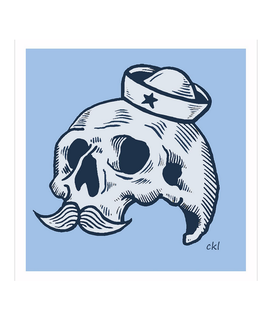 Sailor Skull Print