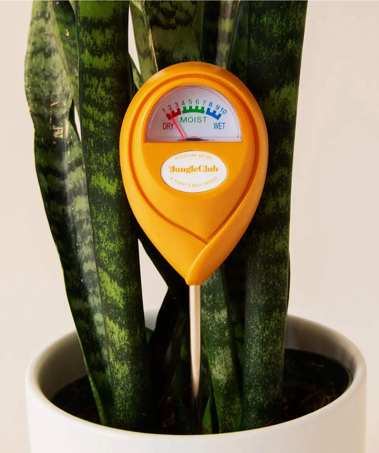 Yellow soil moisture meter by Jungle Club