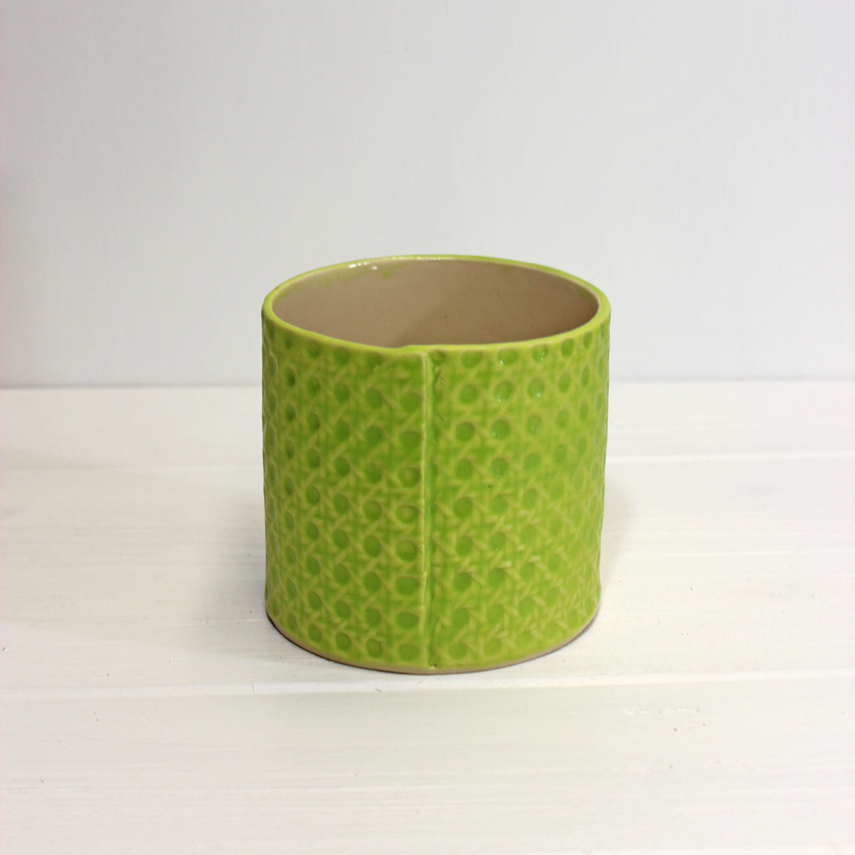 Minka Cane Vessels | Bright Green