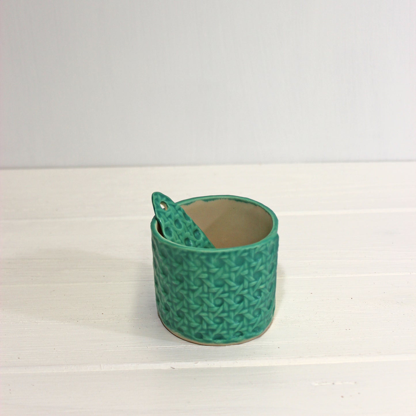 Minka Cane Vessels | Teal