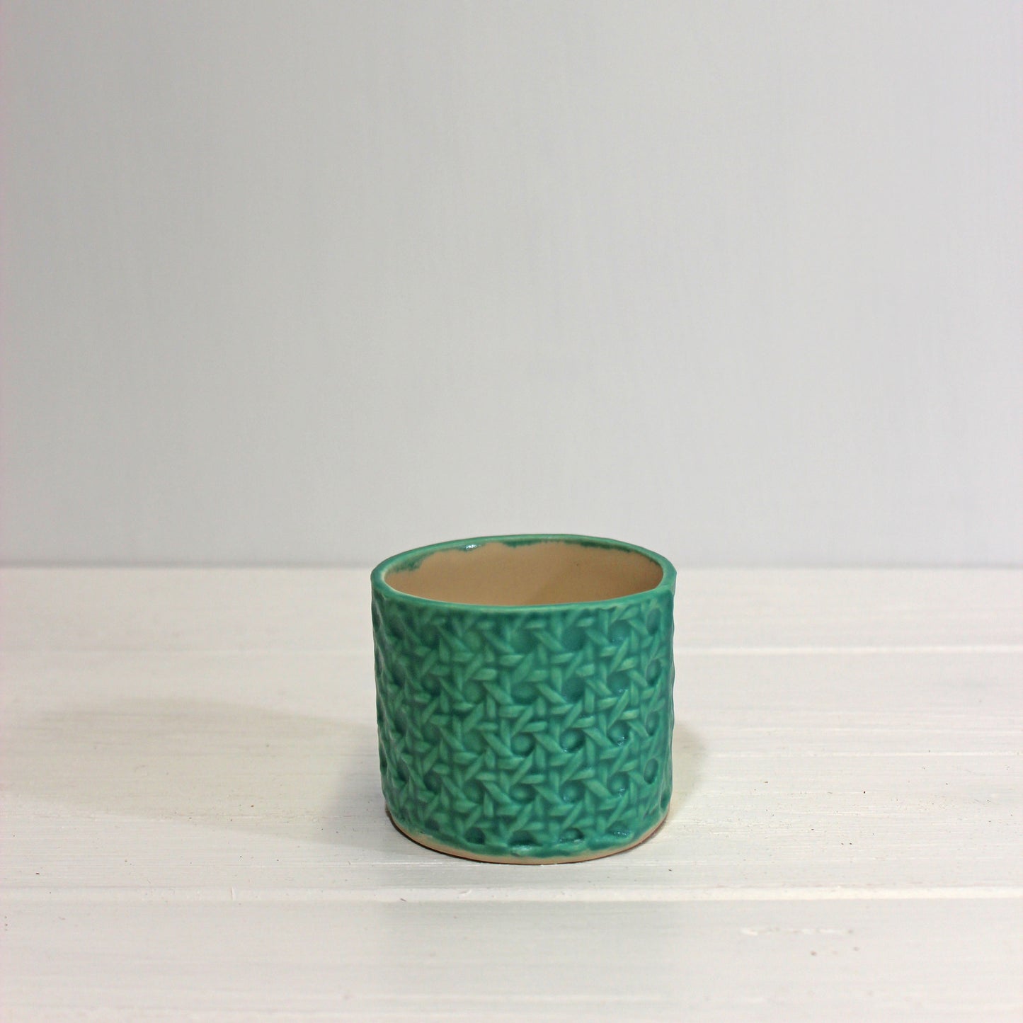 Minka Cane Vessels | Teal