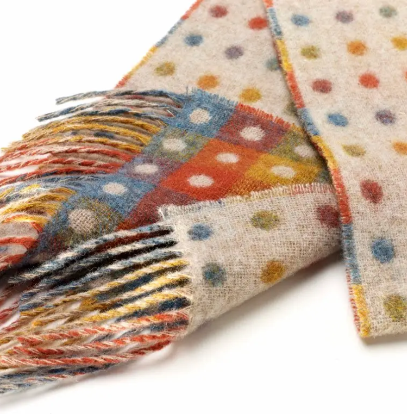 Lambswool Scarf | Spots