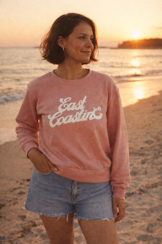 East Coasting Sweatshirt | Desert Pink