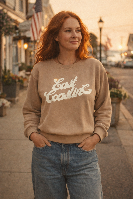 East Coasting Sweatshirt | Tan