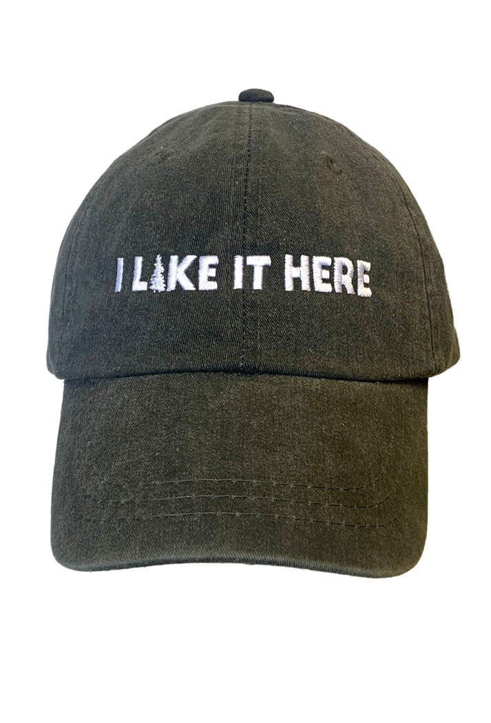 I Like it Here Cap | Drk Gray