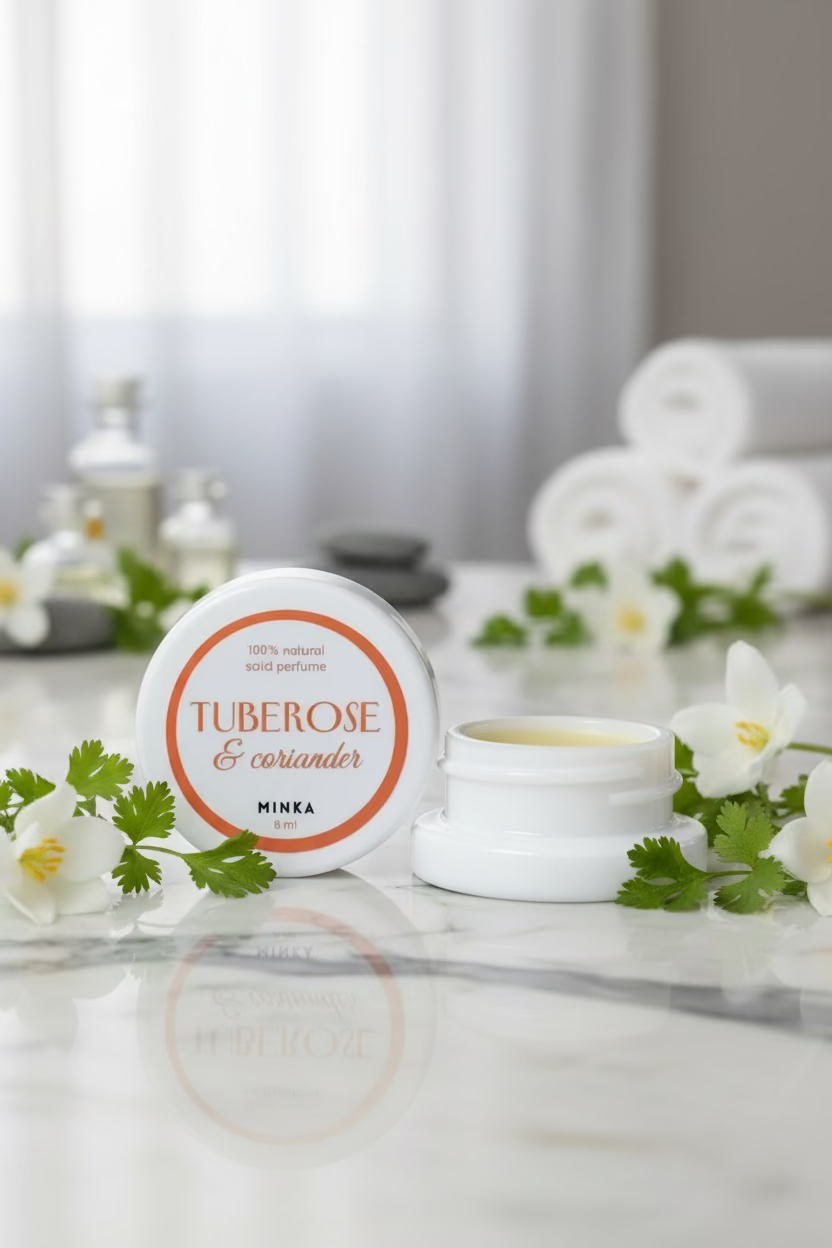 Solid Perfume | Tuberose + Coriander