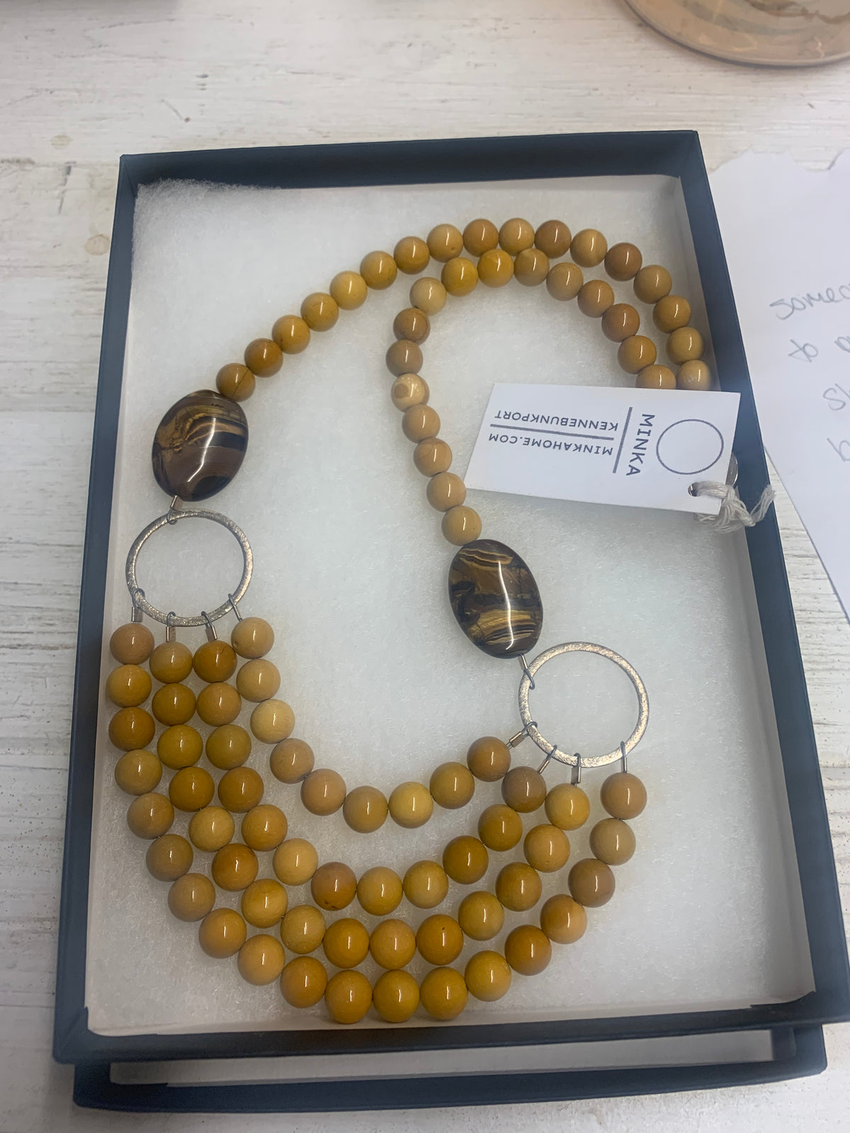 Jasper + Tigers Eye Necklace