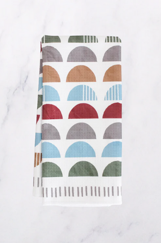 Geometric dish towel by Render