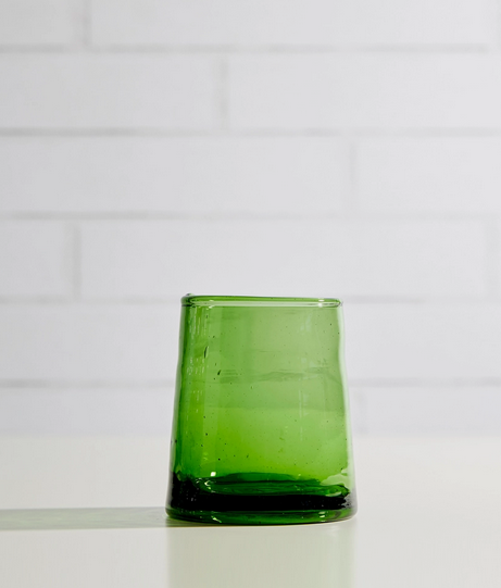 Moroccan Cone Glassware Small - Green