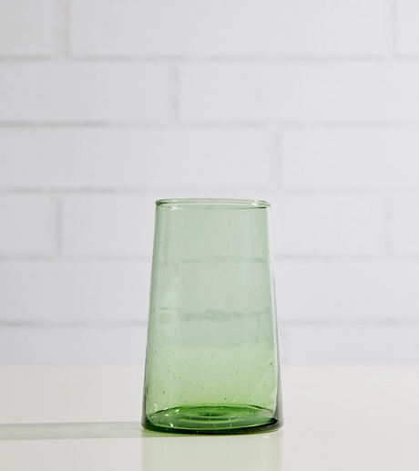 Green Cone Glassware