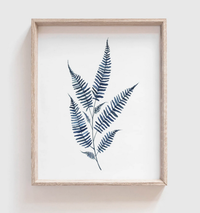 Fern Leaves | Blue