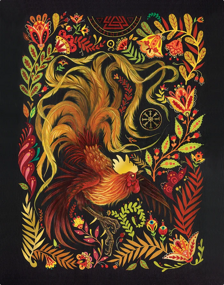 Gullinkambi Print