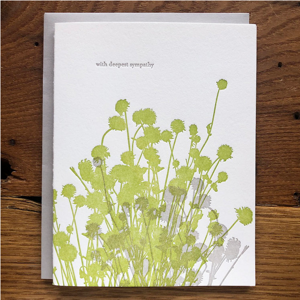 With Deepest Sympathy Card