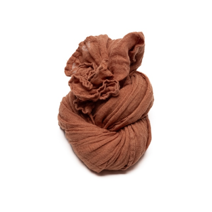 Mocha Linen Scarf