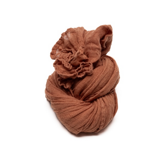 Mocha Linen Scarf