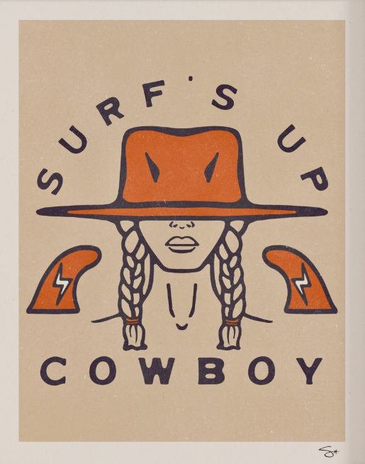 Surfs Up Print