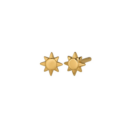 Sun Studs | Gold