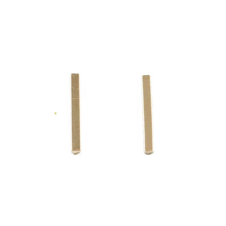 Gold Bar Studs