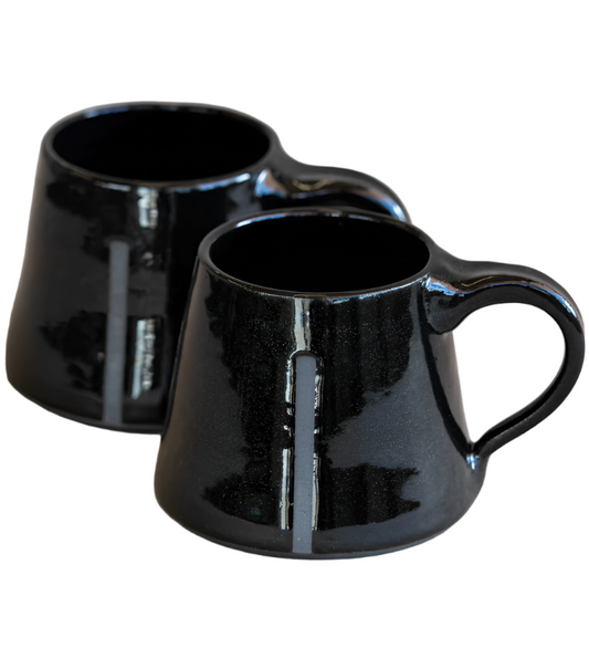 Ceramic Mug | Black on Black