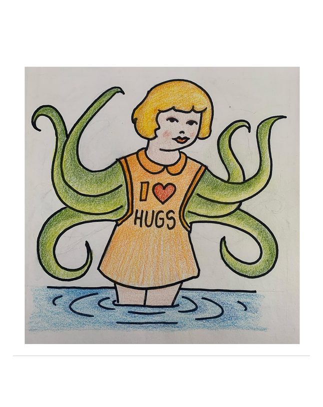 I Love Hugs Print