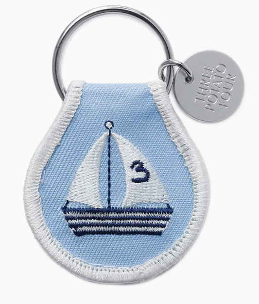 Patch Keychain - Sailboat