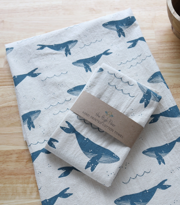 Whale Kitchen Towel