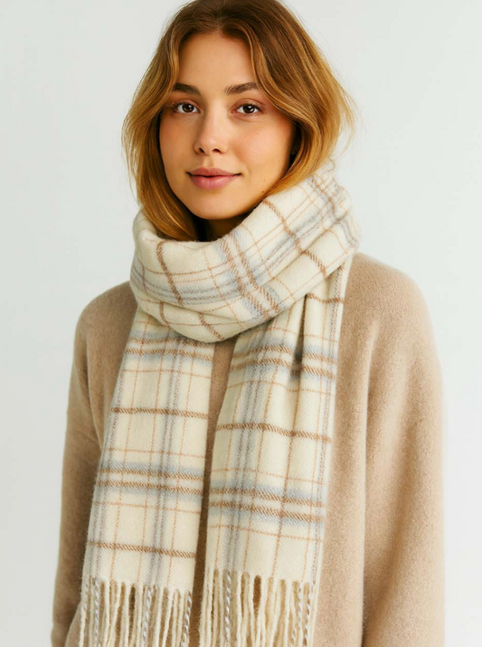 Checked Scarf