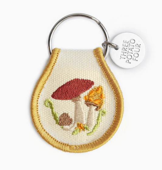 Patch Keychain | Mushroom Field